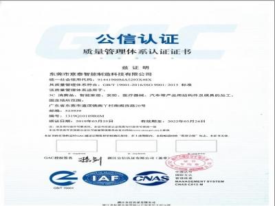 ISO9001 Chinese